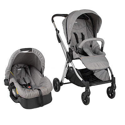 COCHE CON CARGUERA Y BASE / SMART WALK LIGHT GREY AS6111-LIGHT GREY