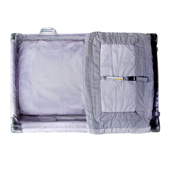 CORRAL CUNA CIELO GREY DOTS KDD-930 GREY DOTS